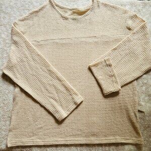 Waffle Knit Sweater